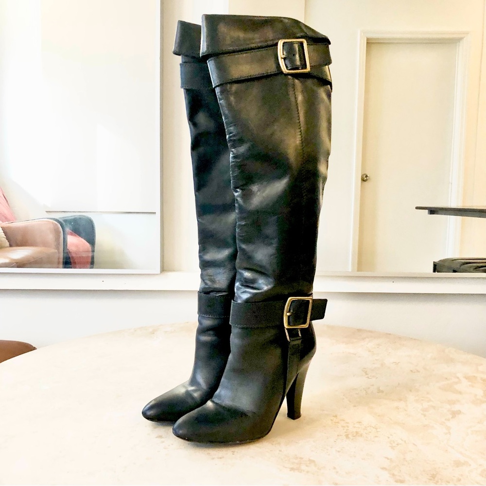 COACH • Made in Italy | MONET Over the Knee Boots 4” Heel - Size 6.5